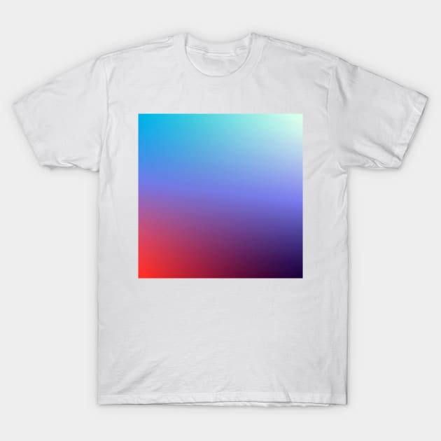 red blue sky blue abstract texture T-Shirt by Artistic_st